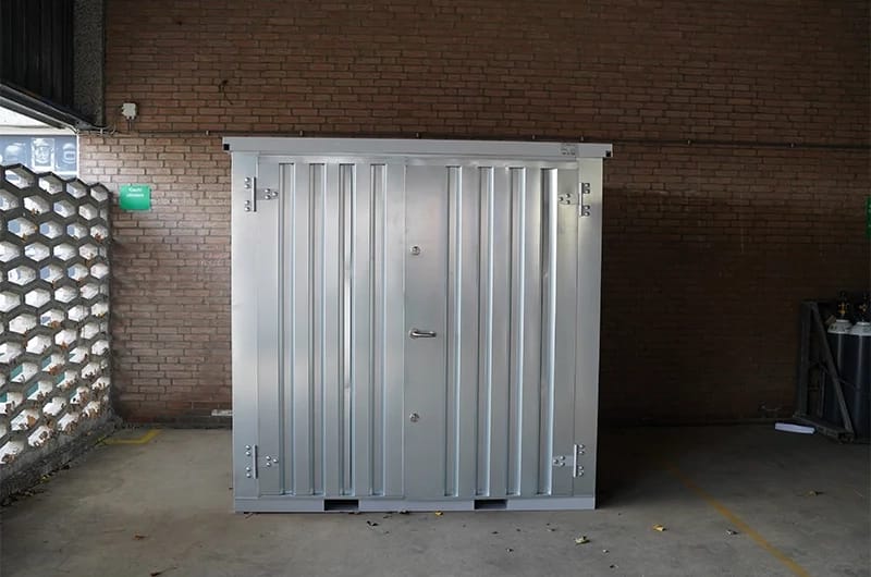 Contenedor desmontable de 2 x 2 m - doble puerta - Imagen 2