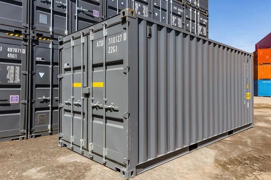 contenedor marítimo de doble puerta 20 pies